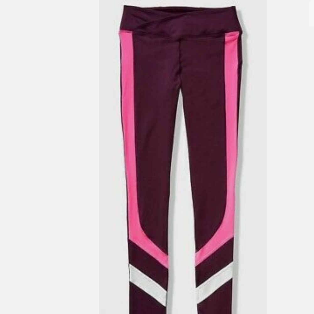 Victoria's Secret Pink Cozy Fleece Lined Leggings Luscious Plum Hot Pink XS - Picture 6 of 9